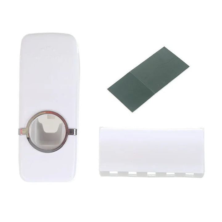 Elegant Toothbrush Holder with Automatic Toothpaste Dispensing – Space-Saving Bathroom Organizer for Tidy Oral Care 2