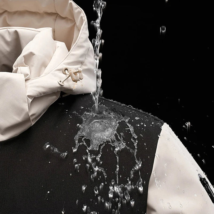 Elegant Women’s Quilted Winter Coat – Waterproof and Windproof Jacket with Detachable Hood for Cold Weather 3