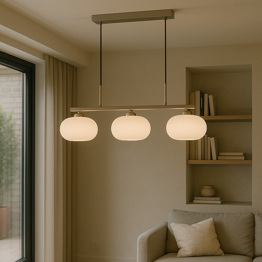 Elyra | 3-Head Modern Bauhaus Pendant Lamp for Dining Areas 2