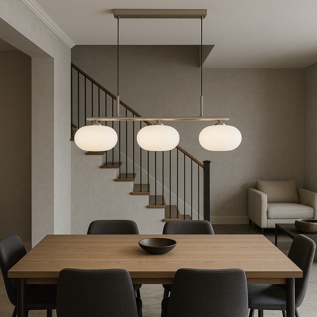 Elyra | 3-Head Modern Bauhaus Pendant Lamp for Dining Areas 3