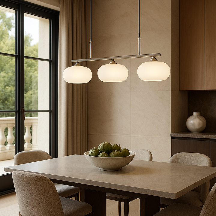 Elyra | 3-Head Modern Bauhaus Pendant Lamp for Dining Areas 4
