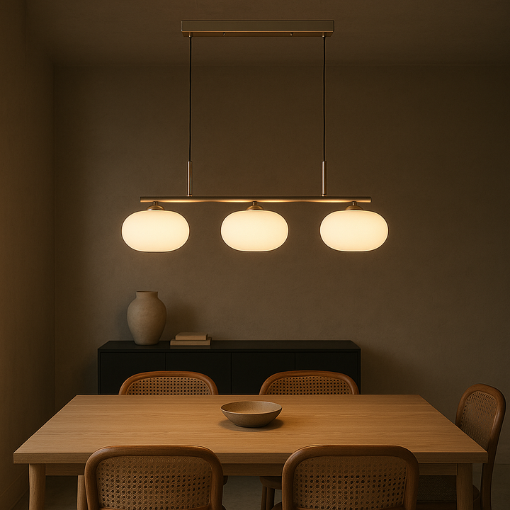 Elyra | 3-Head Modern Bauhaus Pendant Lamp for Dining Areas 5