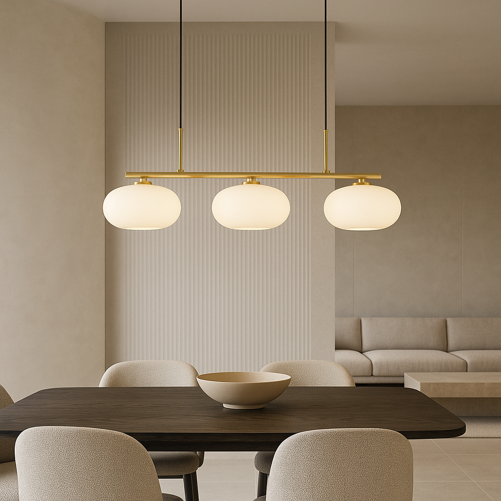 Elyra | 3-Head Modern Bauhaus Pendant Lamp for Dining Areas 7