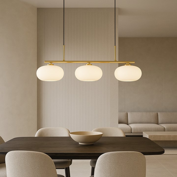 Elyra | 3-Head Modern Bauhaus Pendant Lamp for Dining Areas 7