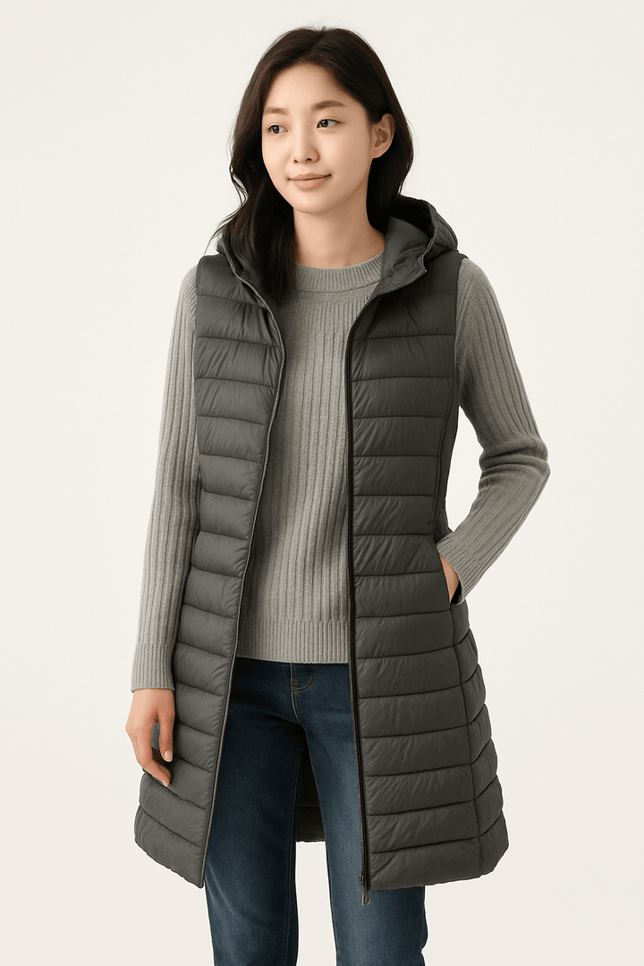 Emalie | Stylish Women's Quilted Winter Coat with Cozy Hood 6