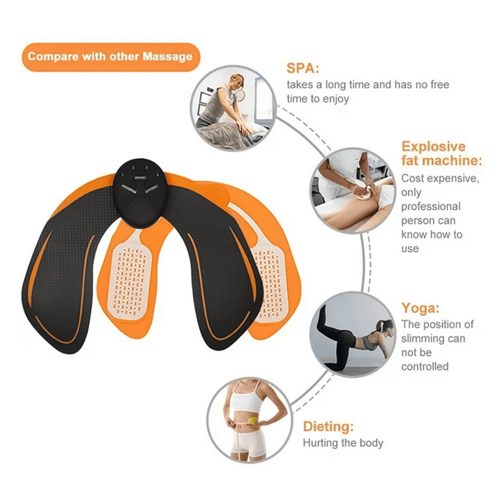 Ems Hip Trainer - Butt Lift Stimulator Butt Trainer Gluteus Buttock Bum Push Up Massager Toner 2