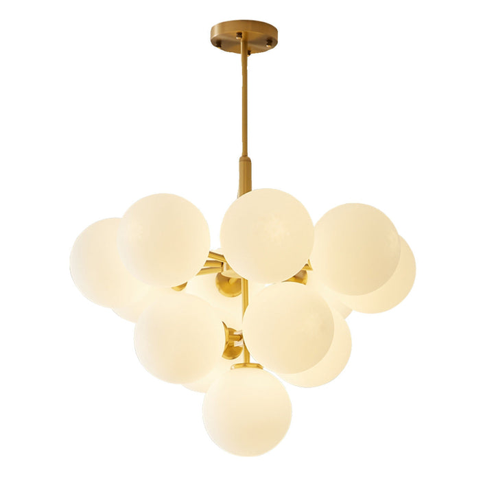Entra | Nordic Ball Chandelier with Luminous Modern Design 5