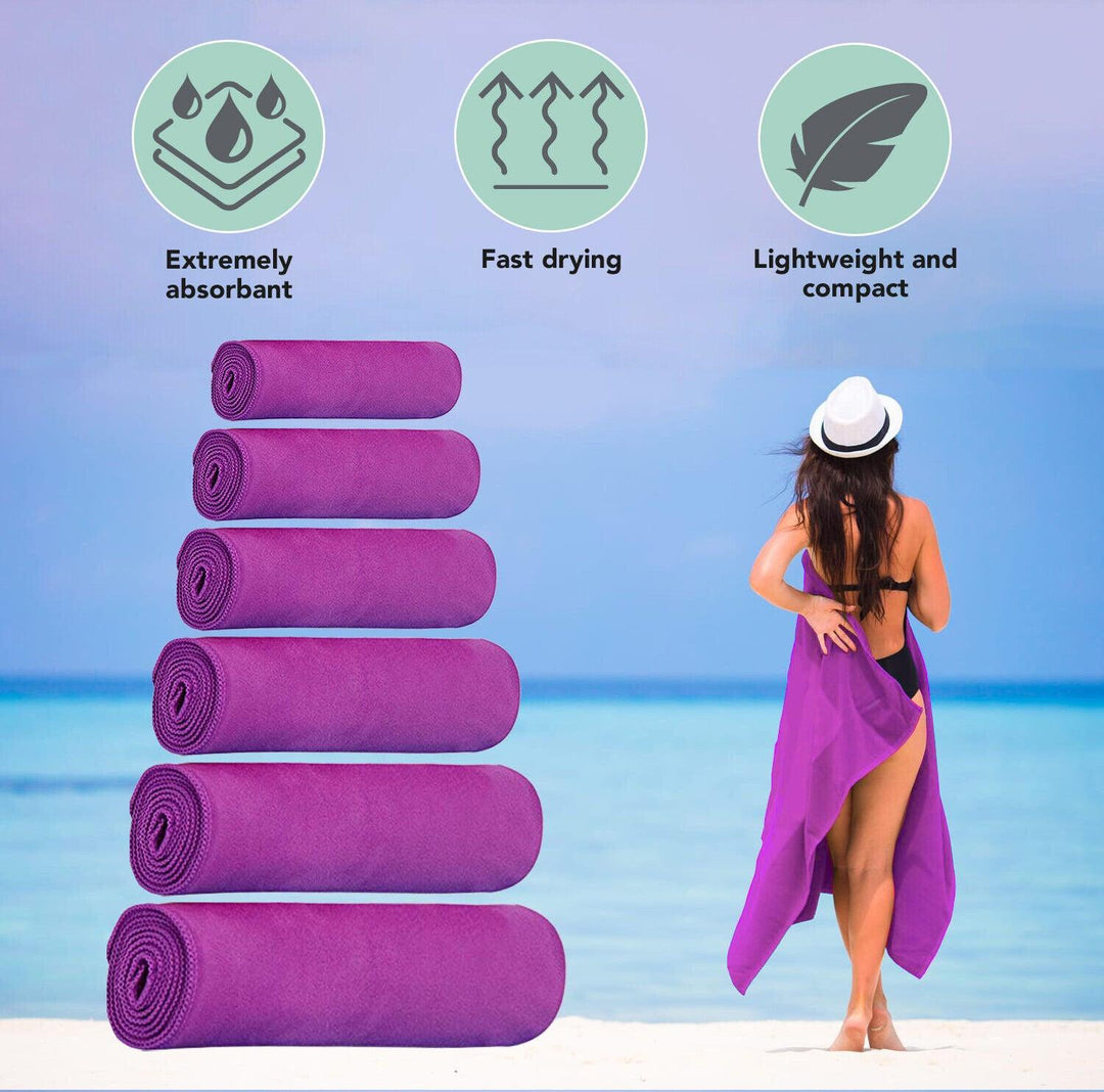 Eono Microfiber Towel - Perfect Fast Drying Towel for Sports Travel Swimming Beach & Camping 6