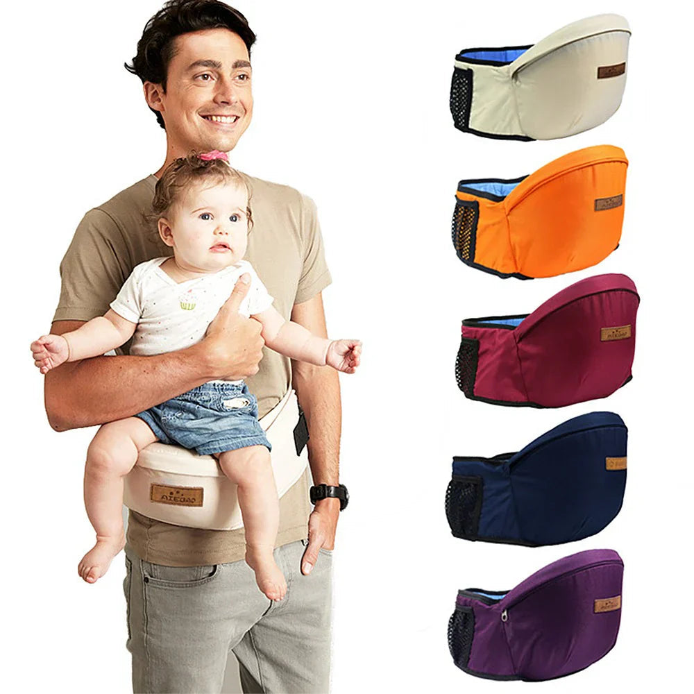Ergonomic Baby Carrier Lightweight Cotton Comfortable for Toddlers 0