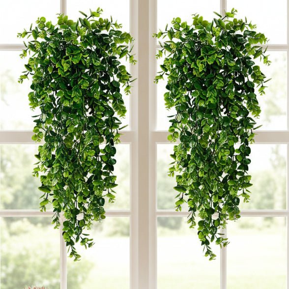 Eucalipto | Lush UV-Resistant Artificial Hanging Greenery Decor 0