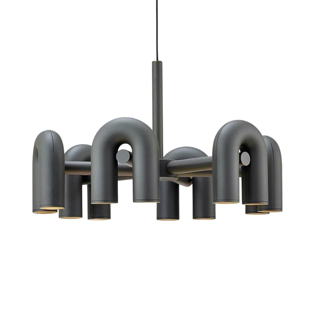 Evania | Modern Bauhaus Chandelier with Artistic Appeal 5