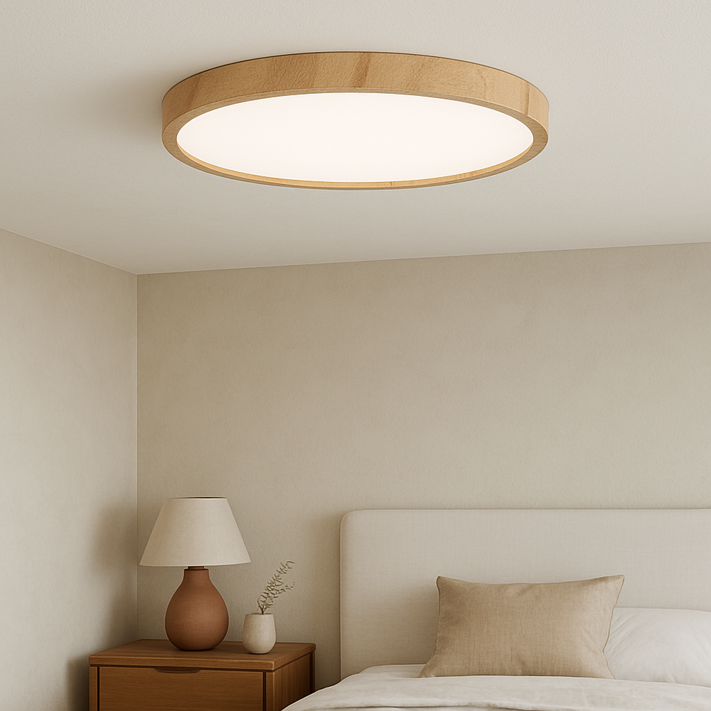 Evilon | Classic Ceiling Lamp with Natural Wood Grain Finish 1