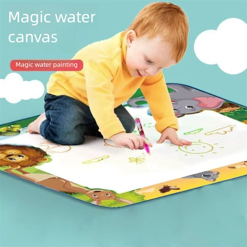 Extra Large Water Doodle Mat Educational Toy Non-Toxic Polyester for Kids 1