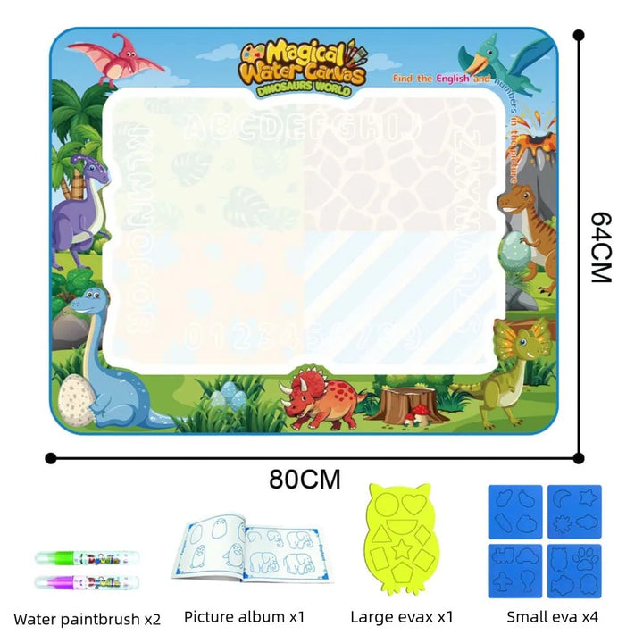 Extra Large Water Doodle Mat Educational Toy Non-Toxic Polyester for Kids 13