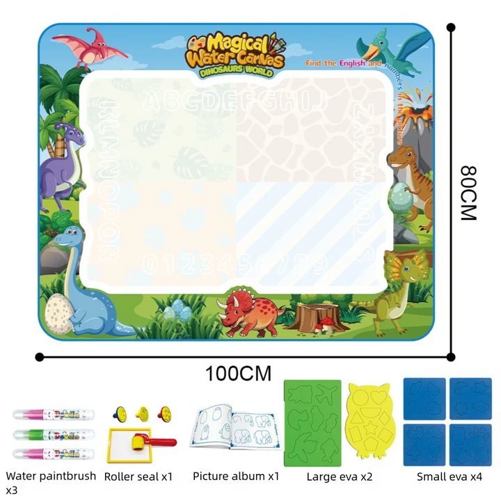 Extra Large Water Doodle Mat Educational Toy Non-Toxic Polyester for Kids 14