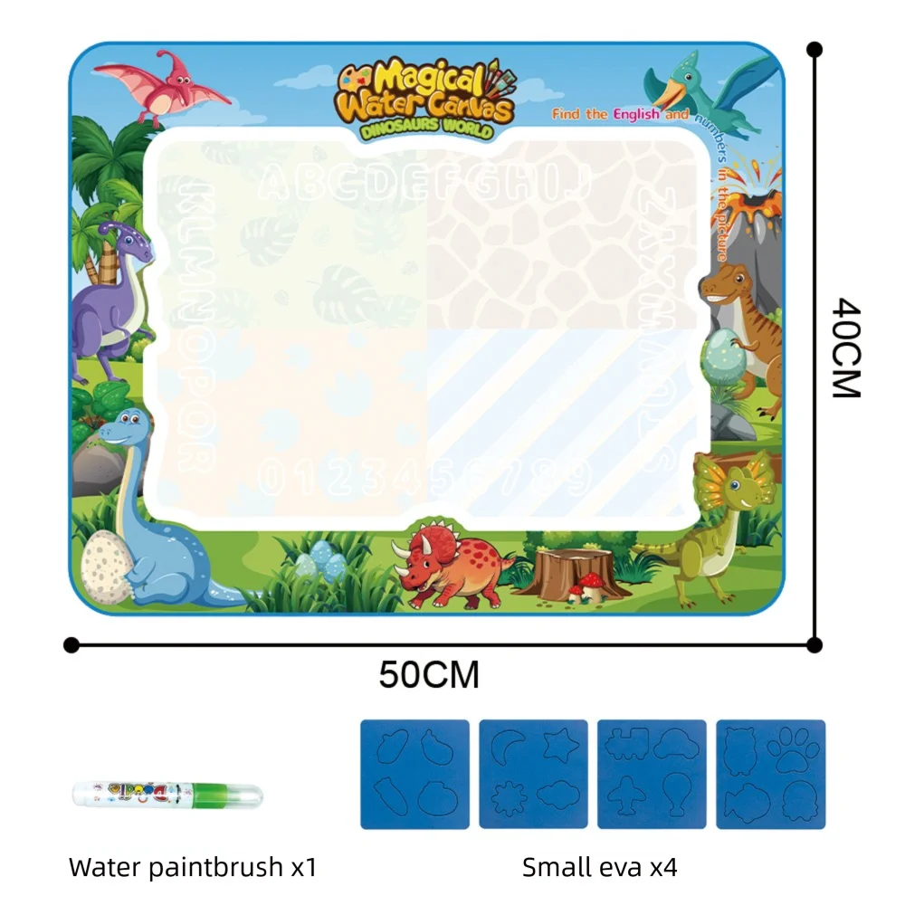 Extra Large Water Doodle Mat Educational Toy Non-Toxic Polyester for Kids 15