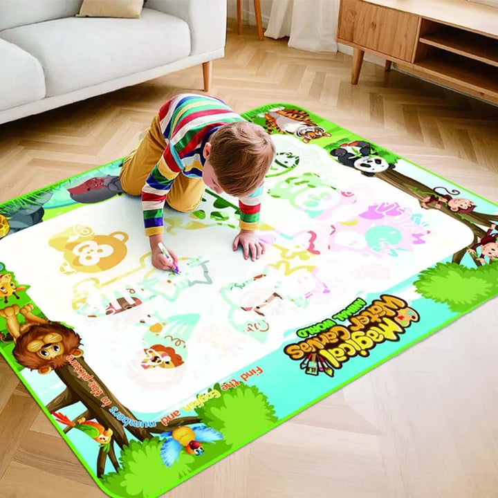 Extra Large Water Doodle Mat Educational Toy Non-Toxic Polyester for Kids 3