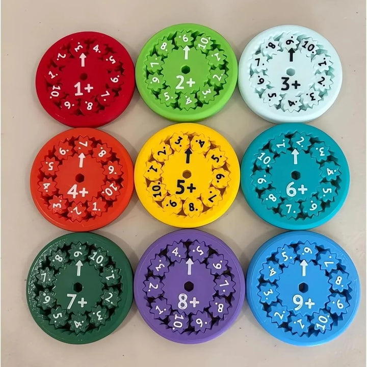 Fidget Spinner voor Kinderen – Stressverlichting en Verbeter Wiskundige Vaardigheden – Compact en Kindvriendelijk Design 0