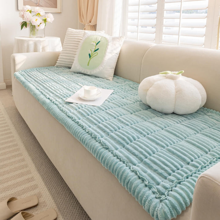 FlannelNest | Cozy Soft Flannel Pet Mat for Furniture Protection 8