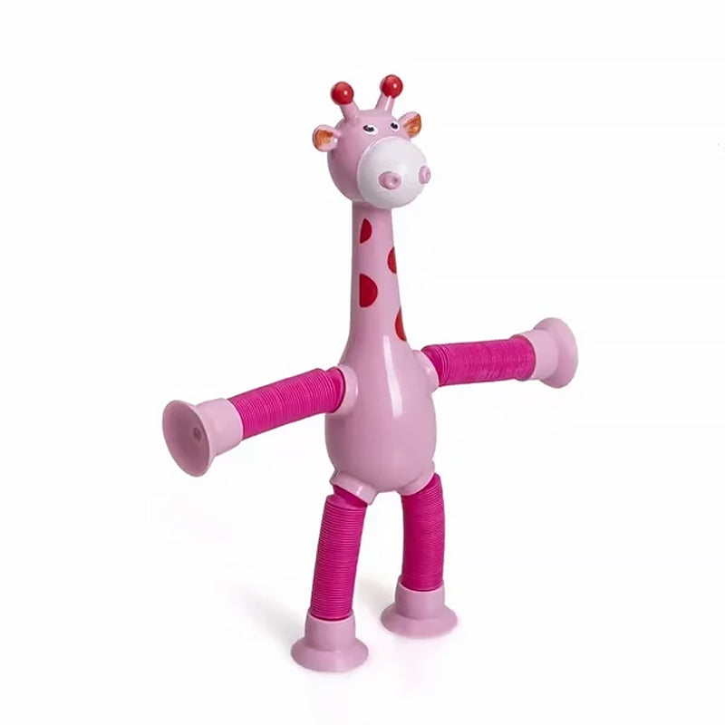 Flexible Giraffe Toy with Suction Cup - StretchyGiraffe 0