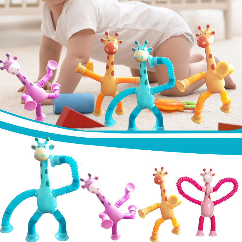 Flexible Giraffe Toy with Suction Cup - StretchyGiraffe 8