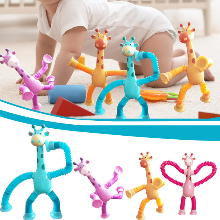 Flexible Giraffe Toy with Suction Cup - StretchyGiraffe 8