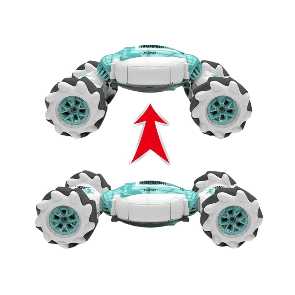 FlipRacer – Remote control stunt car with motion sensor and double-sided trick drive 2