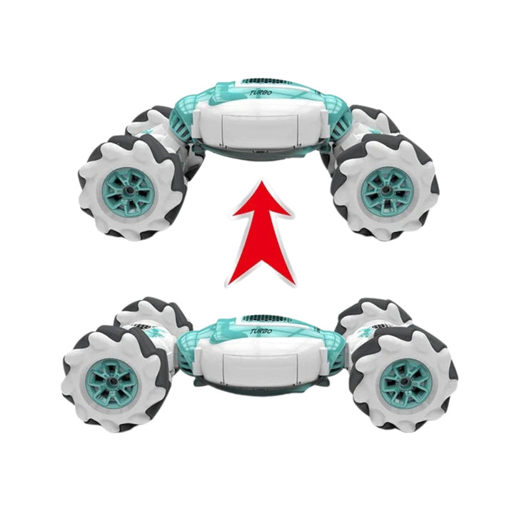 FlipRacer – Remote control stunt car with motion sensor and double-sided trick drive 2