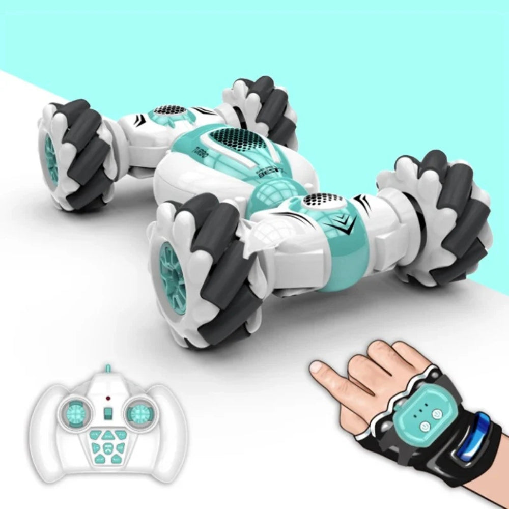FlipRacer – Remote control stunt car with motion sensor and double-sided trick drive 3