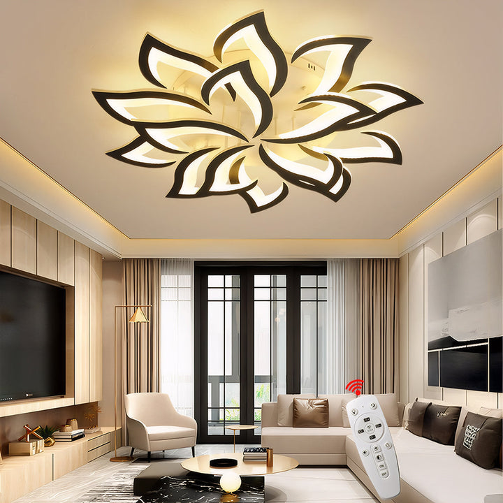 Floralis | Elegant Modern Flower Flush Mount Ceiling Light with LED 9