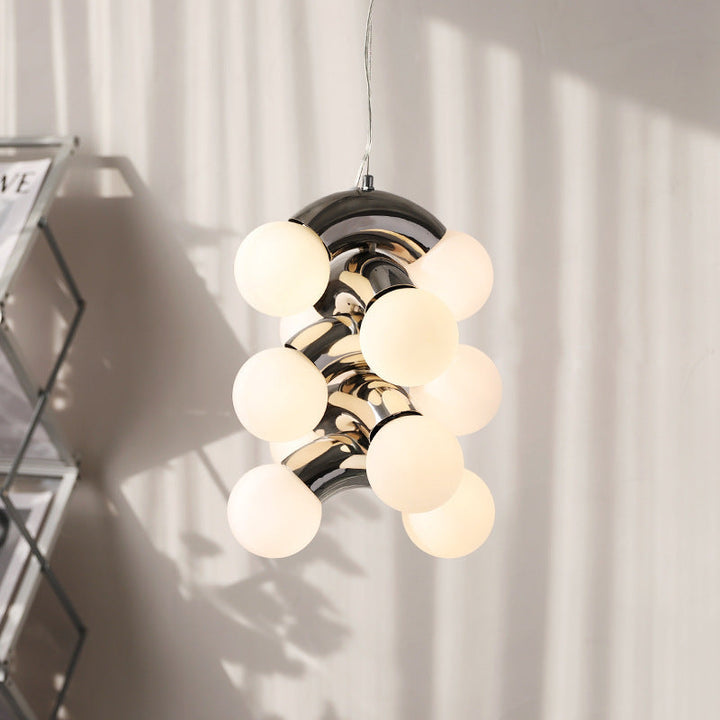 Floreza | Bauhaus-style Pendant Lamp with Polished Curves 1