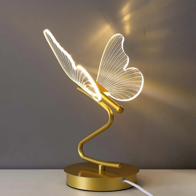 FlutterLight – Stylish Modern Butterfly Table Lamp 1