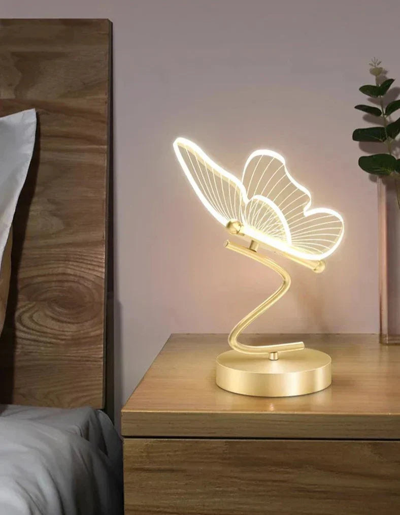 FlutterLight – Stylish Modern Butterfly Table Lamp 3