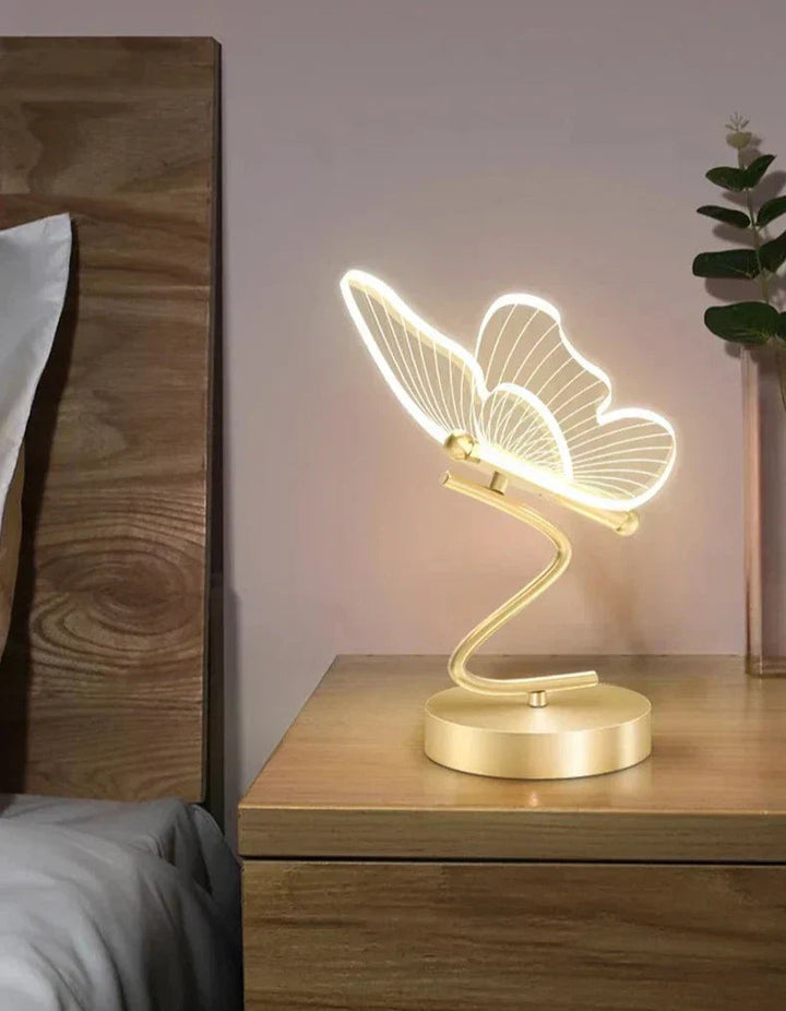 FlutterLight – Stylish Modern Butterfly Table Lamp 3