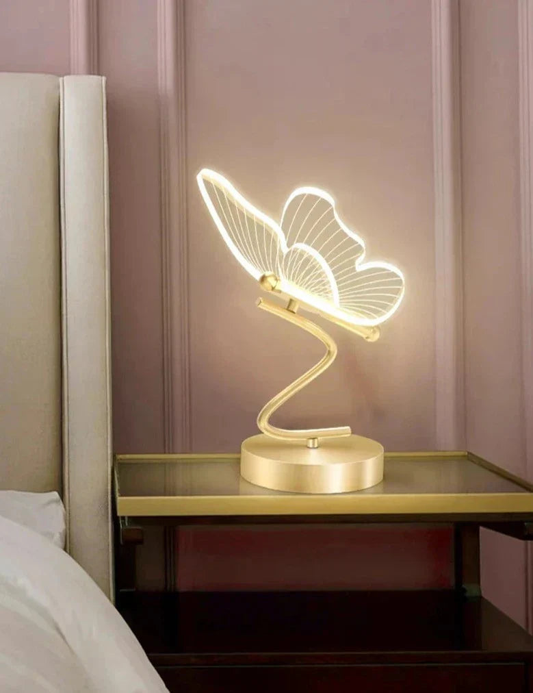FlutterLight – Stylish Modern Butterfly Table Lamp 4