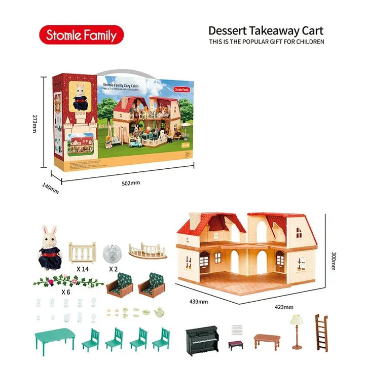 ForestHavenKitchen™ – 1:12 Miniature House with Kitchen – Complete Playset 0
