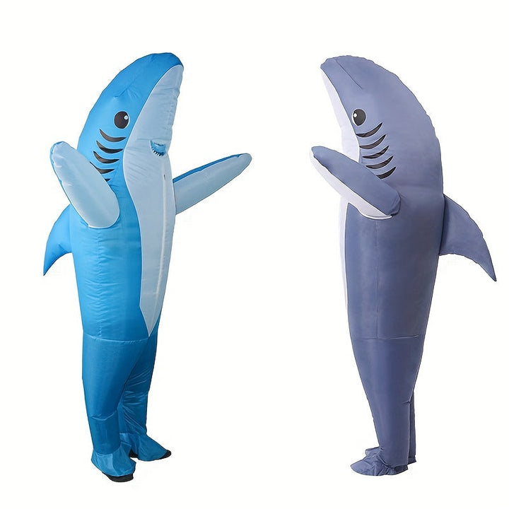 Funny Shark Costume | Unisex Full Body Inflatable Halloween Outfit 7