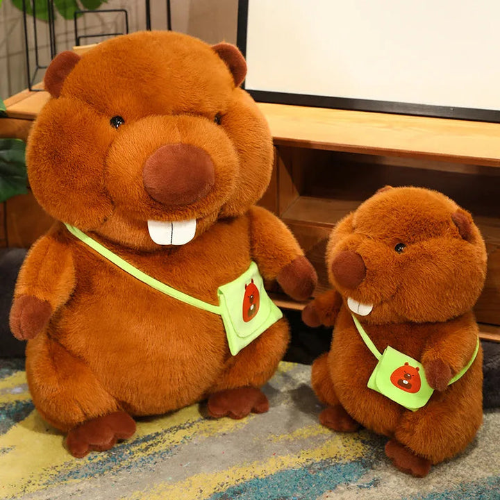 Funny beaver as a stuffed toy in various sizes 2