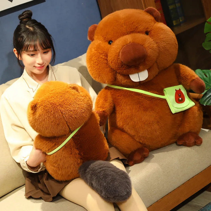 Funny beaver as a stuffed toy in various sizes 4