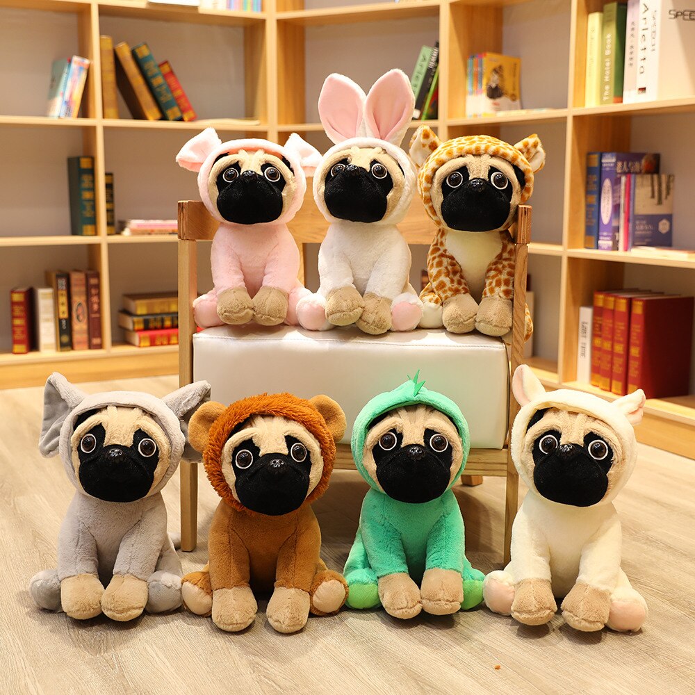 Funny pug cuddly toys 1