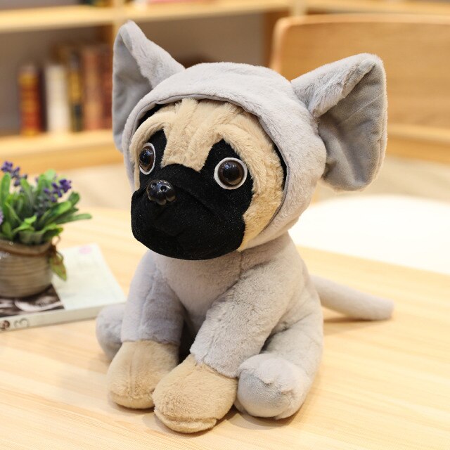 Funny pug cuddly toys 2