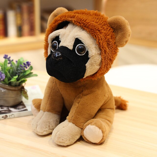 Funny pug cuddly toys 3