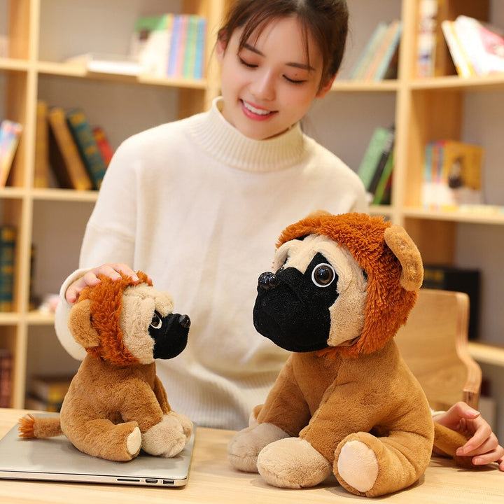 Funny pug cuddly toys 4