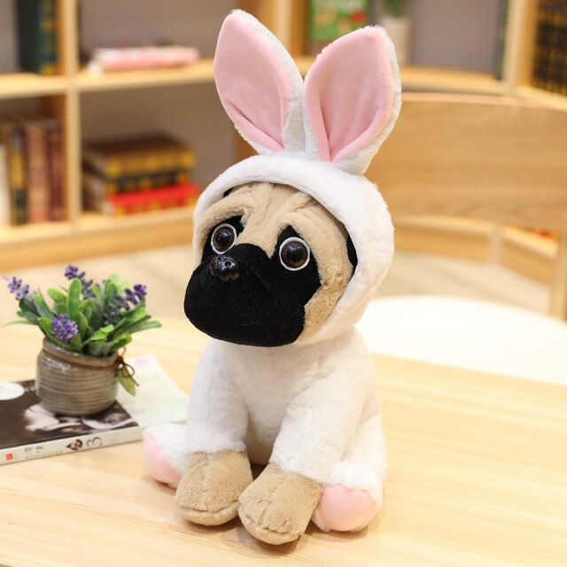 Funny pug cuddly toys 6
