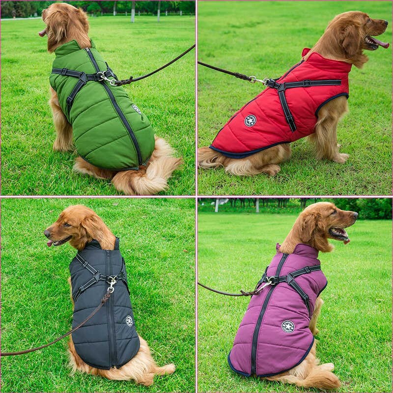 FurGuard | Warm & Secure Dog Coat with Built-In Harness 3