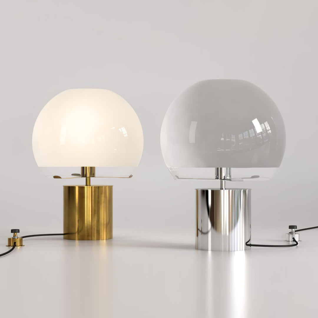 FusionGlow – Retro-Inspired Table Lamp with Glass Base 0