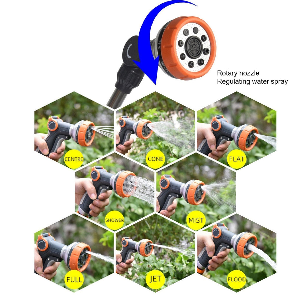 Garden Pro | 8-Mode Adjustable Water Gun with Ergonomic Handle – Versatile Irrigation Tool for All Your Gardening Needs 1