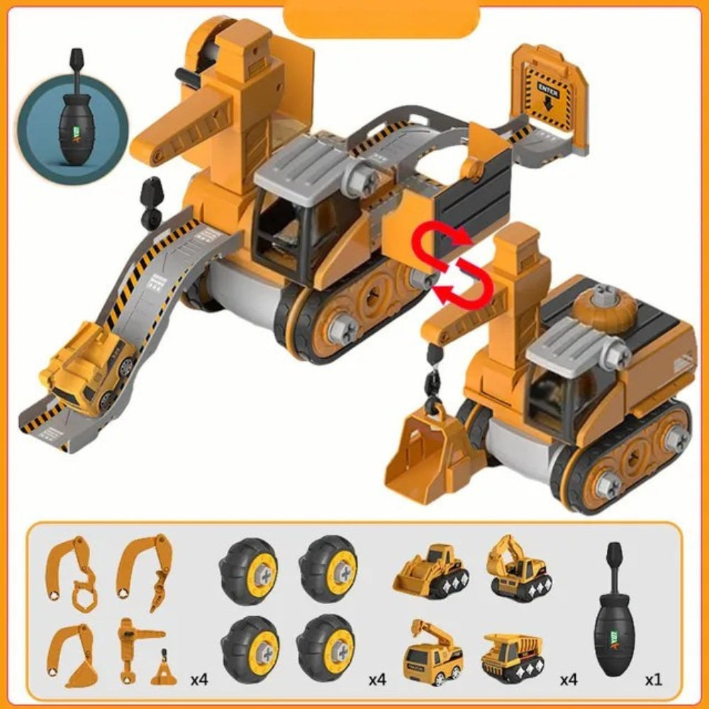 GearWise – Buildable vehicle set with tools and parts for interactive engineering play 1