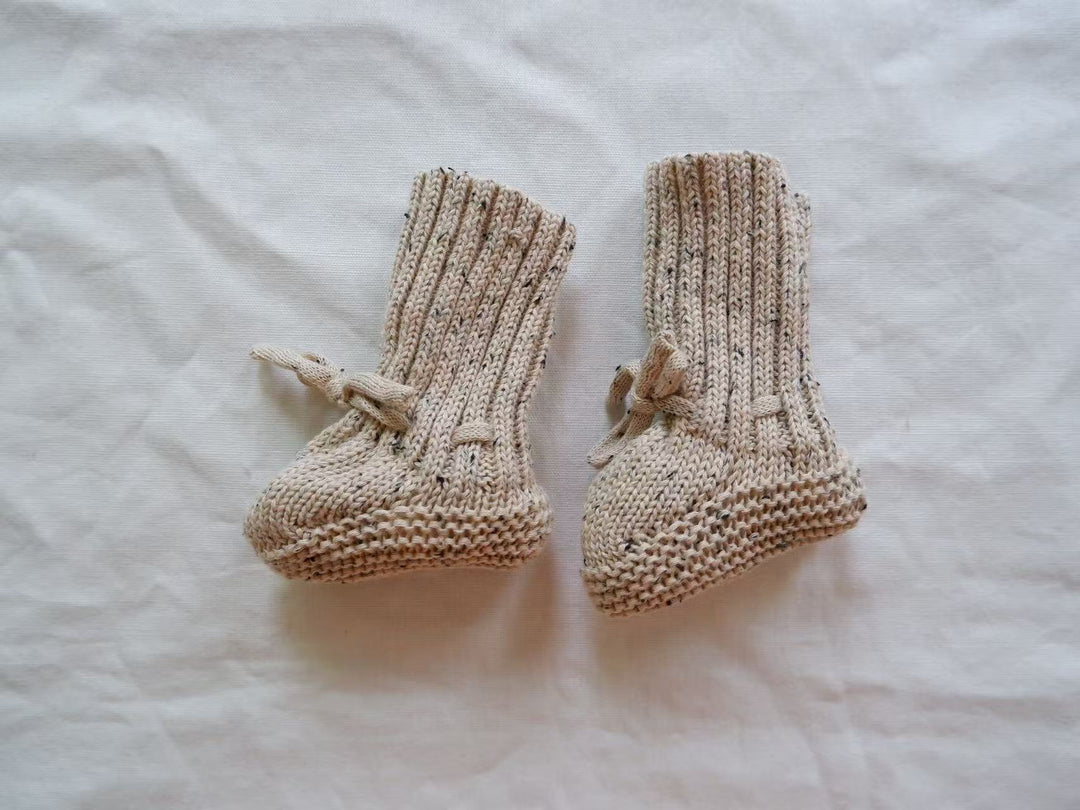 Gebreide Leren Babyslofjes voor Baby's - Warm, Comfortabel en Stijlvol in Diverse Maten 13