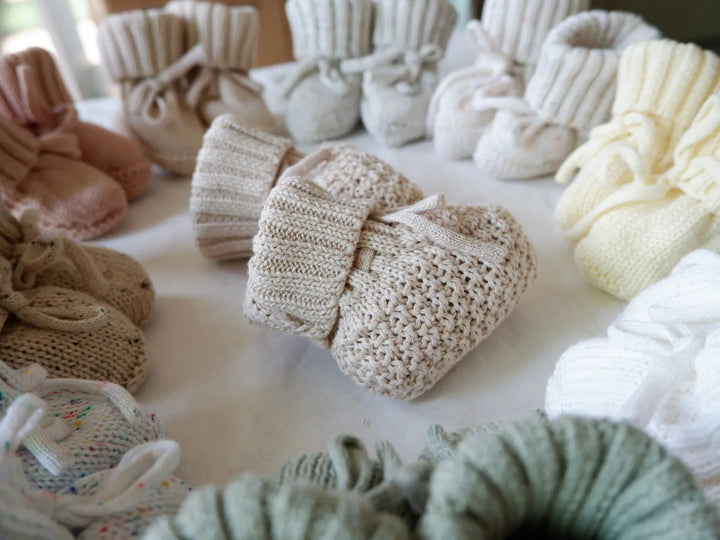 Gebreide Leren Babyslofjes voor Baby's - Warm, Comfortabel en Stijlvol in Diverse Maten 4